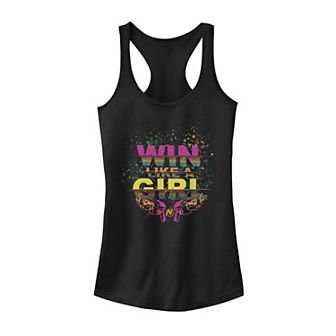 Juniors' Nerf "Win Like A Girl" Tank Top