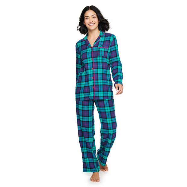 Women's Sonoma Goods For Life® Flannel Pajama Shirt & Pajama Pants Sleep Set