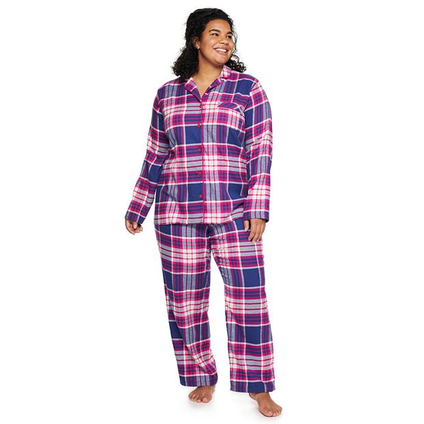 Womens plus size flannel best sale pajama pants