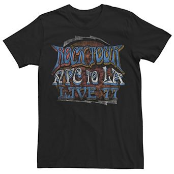 Men's Trendy Live 77 Vintage Rock Tour Tee