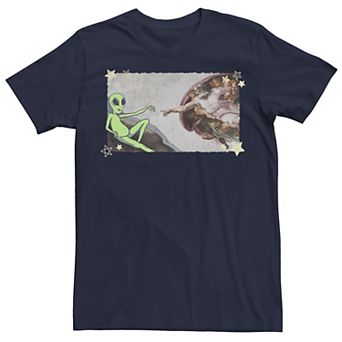 Men's The Creation Of Aliens Mural Tee