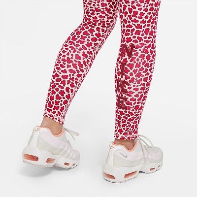 Girls 7 16 Nike Leopard Printed Leggings