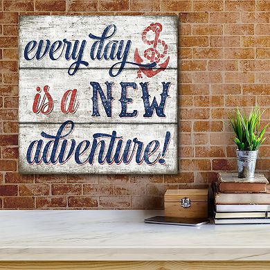 Courtside Market Everyday Is A New Adventure Canvas Wall Art