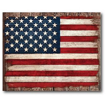 Courtside Market Old Glory USA Canvas Wall Art