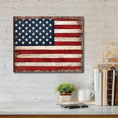 Courtside Market Old Glory USA Canvas Wall Art