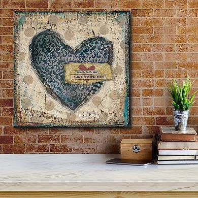 Courtside Market Start Each Day Canvas Wall Art