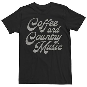 Men's Trendy Country and Coffee Tee