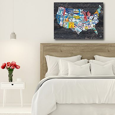 Courtside Market United States Of America Canvas Wall Art
