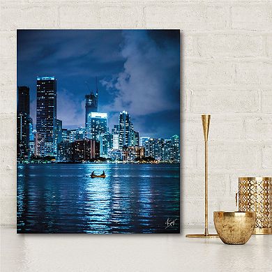 Courtside Market City Reflexiones Canvas Wall Art