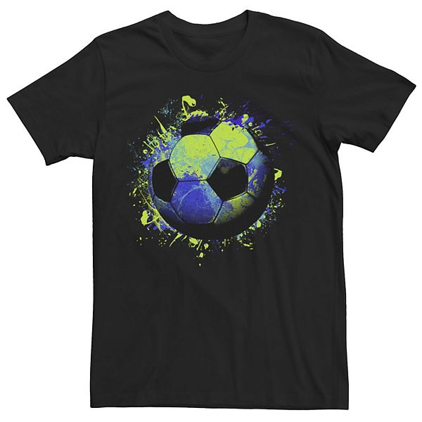 Men's Soccer Ball Paint Splat Tee