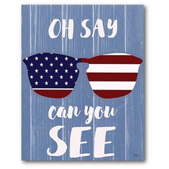 Courtside Market National Anthem Canvas Wall Art