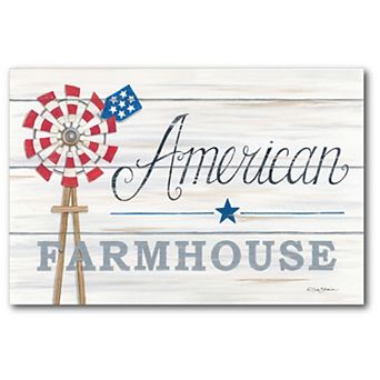 Courtside Market American Farmhouse Canvas Wall Art