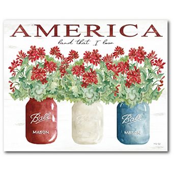 Courtside Market America Canvas Wall Art