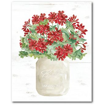 Courtside Market White Mason Canvas Wall Art