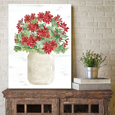 Courtside Market White Mason Canvas Wall Art