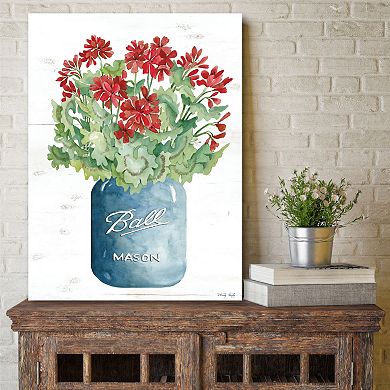 Courtside Market Blue Mason Canvas Wall Art