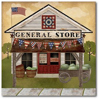 COURTSIDE MARKET General Store Canvas Wall Art