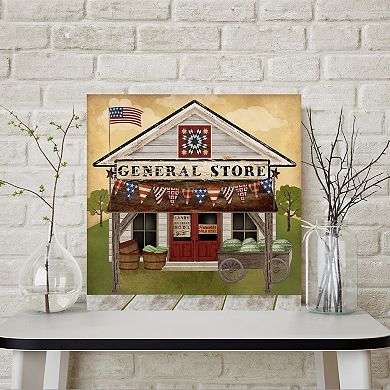 COURTSIDE MARKET General Store Canvas Wall Art