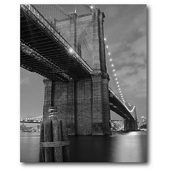 COURTSIDE MARKET Brooklyn Bridge Photograph Canvas Wall Art
