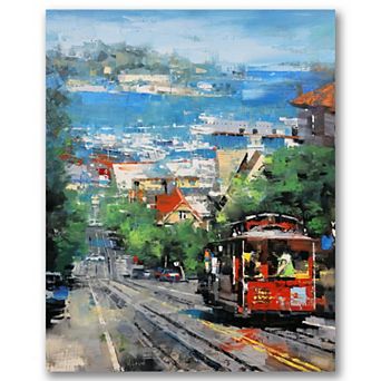 COURTSIDE MARKET Alcatraz Canvas Wall Art