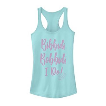 Disney's Cinderella "Bibbidi Bobbidi I Do" Script Juniors' Tank Top