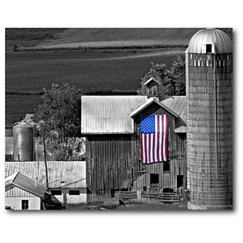 COURTSIDE MARKET Flags of Farmers XI Canvas Wall Art