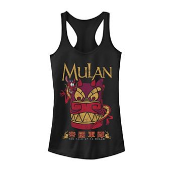 Disney's Mulan Mushu Dragon Stone Head Tank Top