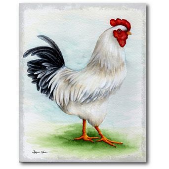 COURTSIDE MARKET Countryside Profile II Chicken Canvas Wall Art