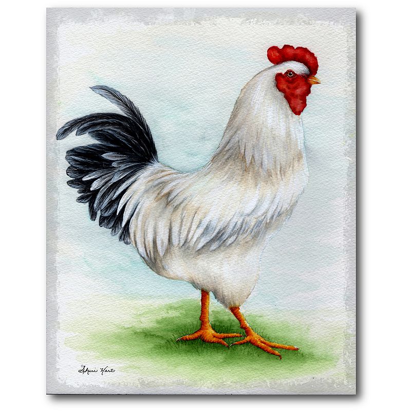 COURTSIDE MARKET Countryside Profile II Chicken Canvas Wall Art, Multicolor