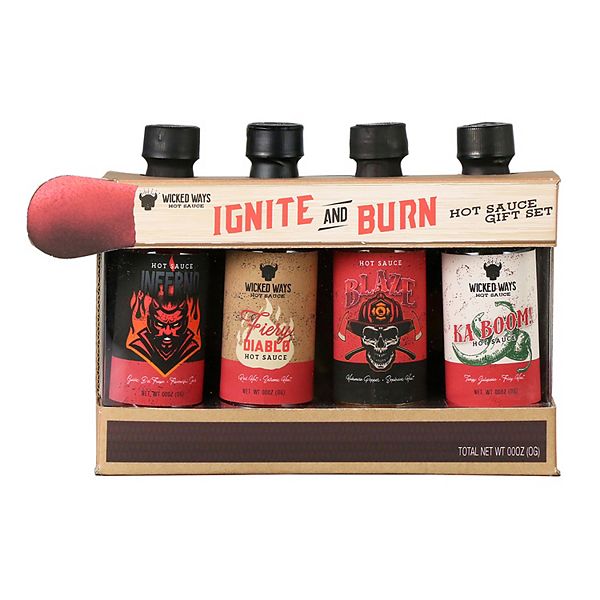 Modern Gourmet Foods Ignite & Burn Hot Sauce Gift Set
