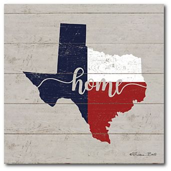 COURTSIDE MARKET Texas Home Canvas Wall Art