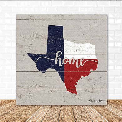 COURTSIDE MARKET Texas Home Canvas Wall Art