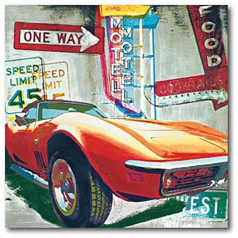 COURTSIDE MARKET Going West Canvas Wall Art