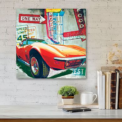 COURTSIDE MARKET Going West Canvas Wall Art