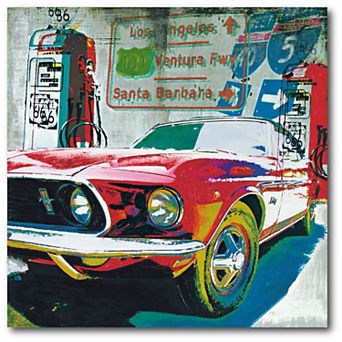 COURTSIDE MARKET Ventura Freeway Canvas Wall Art