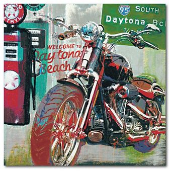 COURTSIDE MARKET Daytona Beach Canvas Wall Art