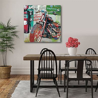 COURTSIDE MARKET Daytona Beach Canvas Wall Art