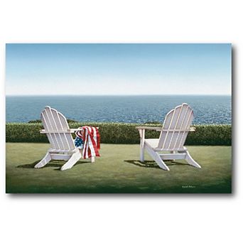 COURTSIDE MARKET Spring House View Canvas Wall Art