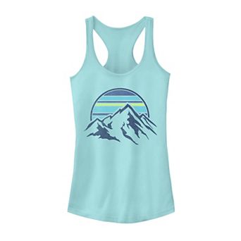 Juniors' Sunset Mountain Range Tank Top