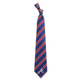 Atlanta Braves MLB Striped Tie