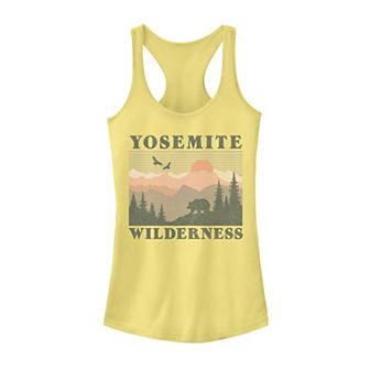 Juniors' Yosemite Wilderness Landscape Tank Top