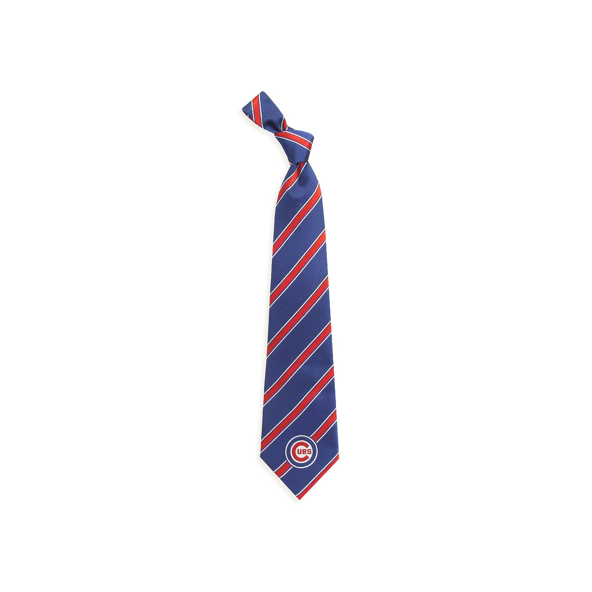 Chicago Cubs MLB Striped Tie