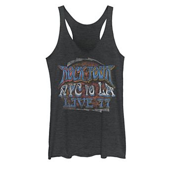 Juniors' Live '77 Vintage Rock Tour Tank Top
