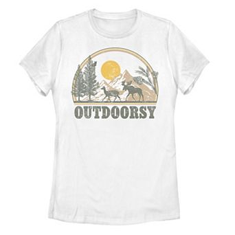 Juniors' "Outdoorsy" Landscape Tee