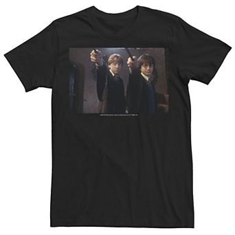 Men's Harry Potter Ron And Harry Wand Fight Tee
