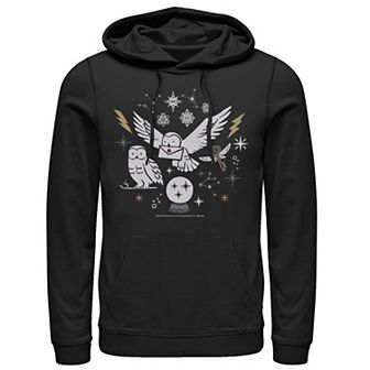 Men's Harry Potter Christmas Winter Owls Hoodie