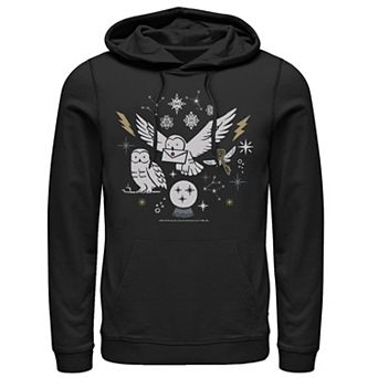 Men's Harry Potter Christmas Winter Owls Hoodie