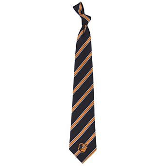 Baltimore Orioles MLB Striped Tie