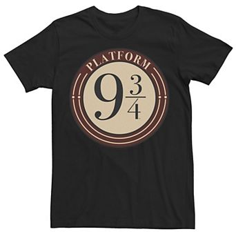 Men's Harry Potter Platform 9 &3/4 Simple Logo Tee
