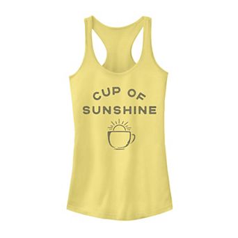 Juniors' Coffee "Cup Of Sunshine" Tank Top
